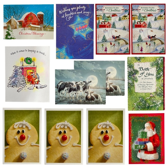 12ct Assortment Holiday Cards and Envelopes - Picture 6 of 16